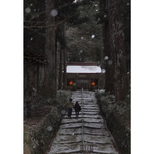 栗東八景賞「雪の日の参詣」