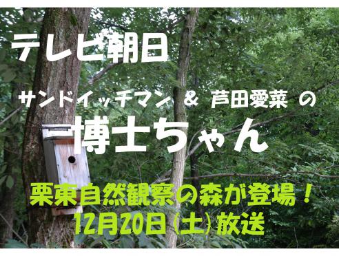 テレビ朝日「サンドイッチマン＆芦田愛菜の博士ちゃん」に栗東自...
