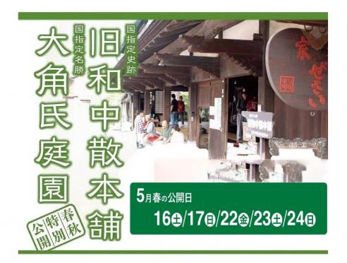 旧和中散本舗 春の特別公開